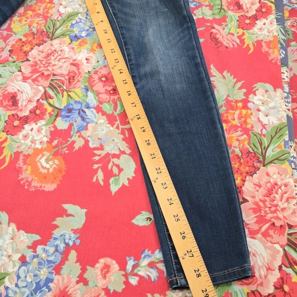 Blank NYC Low Rise Skinny Jeans Ankle Crop Length Size 26 - Picture 10 of 13